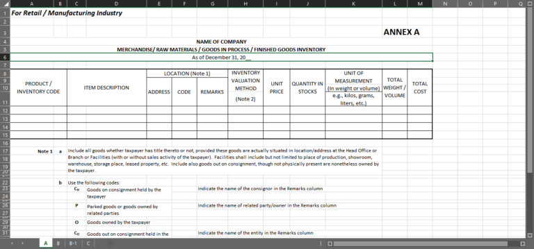 How To Do Annual Inventory Listing BIR 2022 | TAXGURO