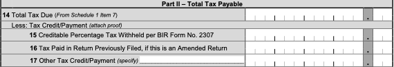 bir form 2551q