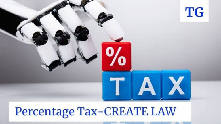 robot hand pointing percentage and tax icon