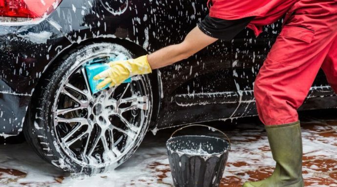 man doing carwash business Philippines