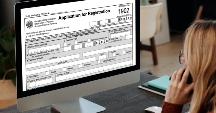 monitor showing 1902 bir form purpose