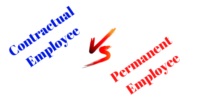 contractual employee vs permament employee