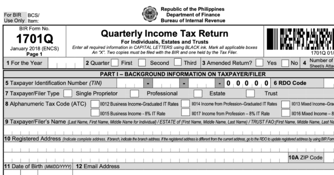 1701Q BIR Form: Your Comprehensive Filing Guide | TAXGURO