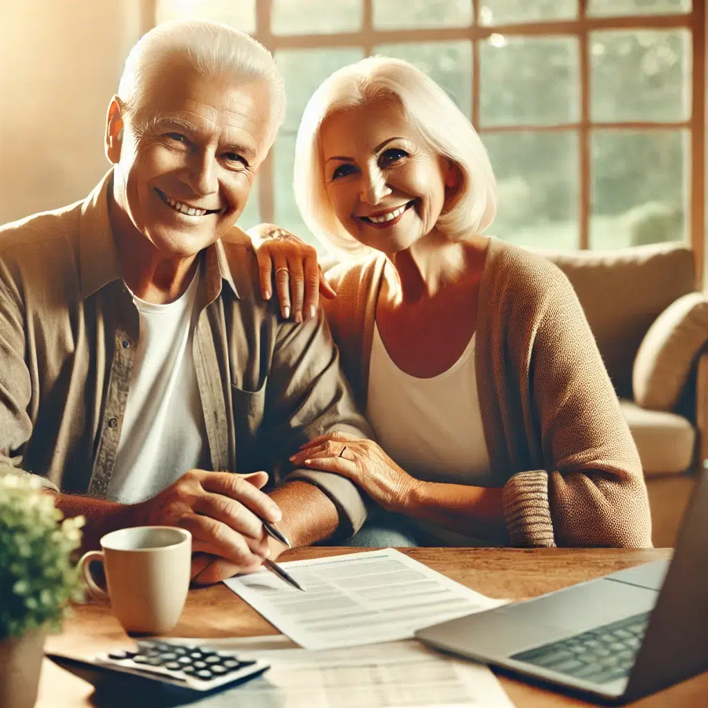 old couple finding a stress-free retirement in the Philippines.